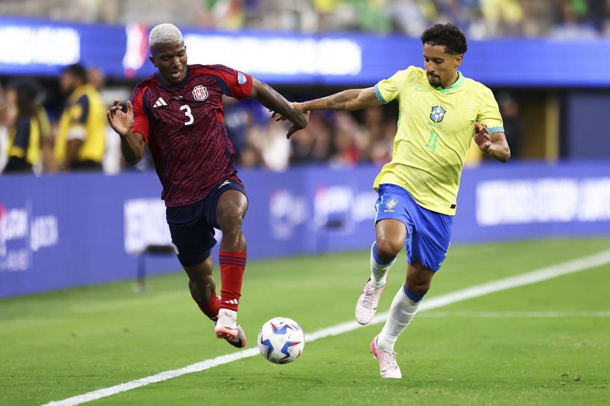 Soccer: Copa America-Brazil vs Costa Rica