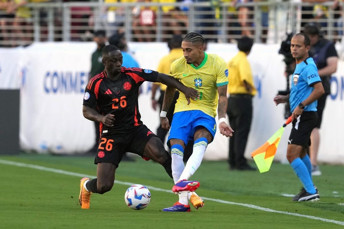 Soccer: Copa America-Brazil vs Colombia