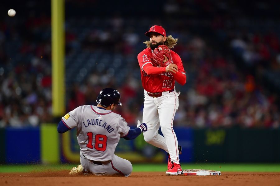 MLB: Atlanta Braves at Los Angeles Angels