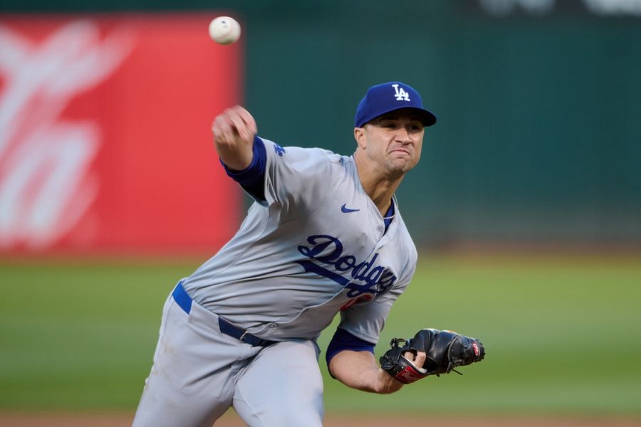 MLB: Los Angeles Dodgers at Oakland Athletics