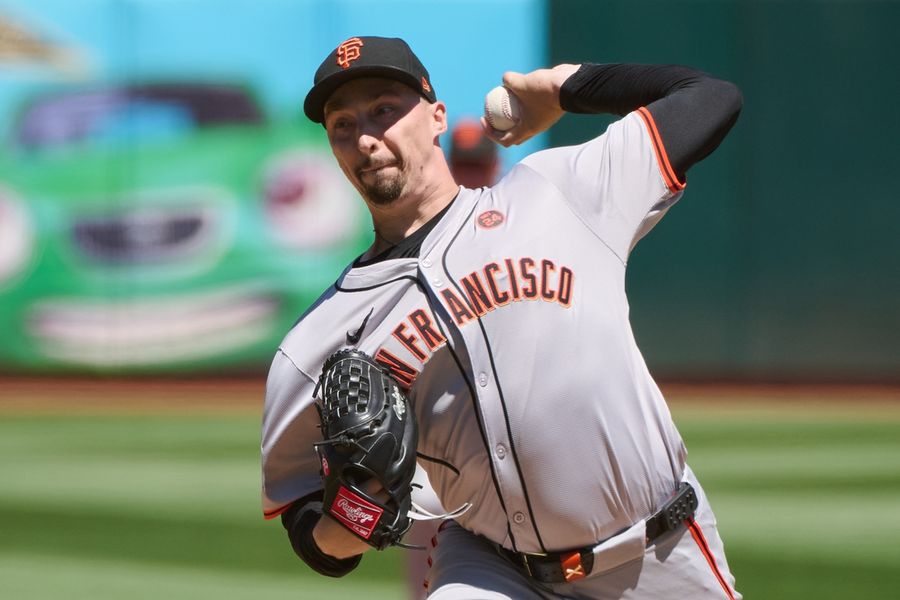 MLB: San Francisco Giants at Oakland Athletics