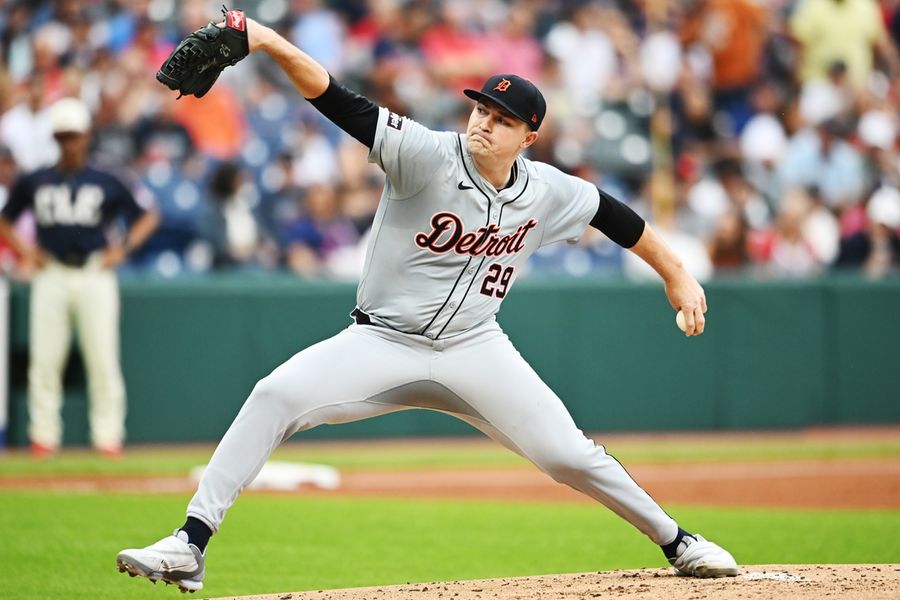 MLB: Detroit Tigers at Cleveland Guardians