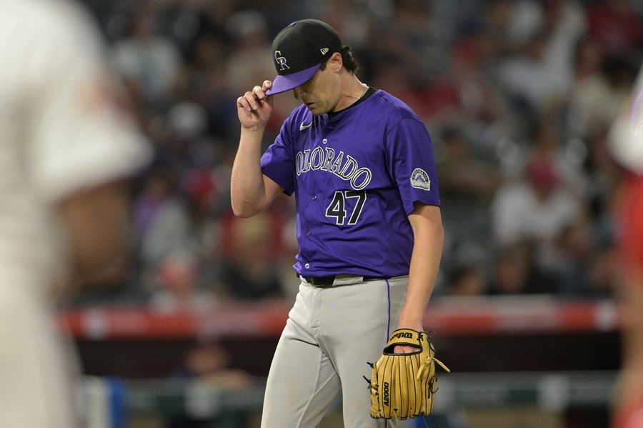 MLB: Colorado Rockies at Los Angeles Angels