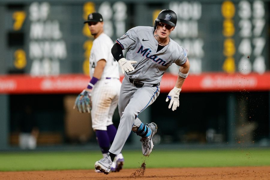 MLB: Miami Marlins at Colorado Rockies